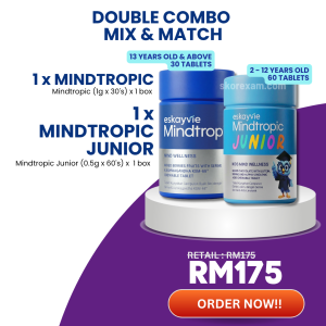 Mindtropic 1 Botol + Mindtropic Junior 1 Botol