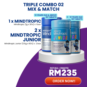 Mindtropic 1 Botol + Mindtropic Junior 2 Botol